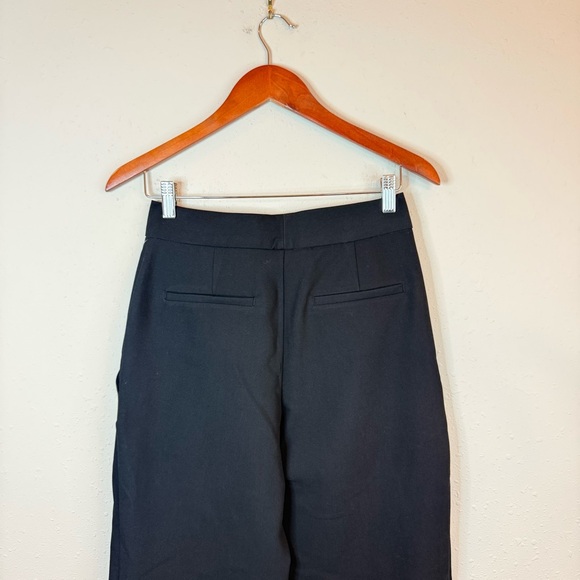 Zara  Woman’s High Waist Barrel Leg Black Dress Pants Size XS NWT - Picture 11 of 14